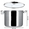 Kadax Puodas su dangteliu Indukcinis plienas 24 cm 9 L