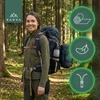 KADVA Light 600 R miegmaišis, dešinysis, tamsiai mėlynas, 220x80 Tourist su užvalkalu Light
