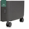 KADVA Palero kelioninis lagaminas 64l pilkas MEDIUM ON WHEELS BAGAŽAS ABS HARD