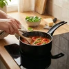 Kaistuvas aluminiowy Florina Calina 16 cm 1,3 l juoda marmur indukcija