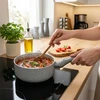 Kaistuvas aluminiowy Florina Isla 16 cm 1,1 l smėlio spalva nieprzywierający