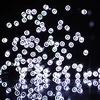 Kalėdų eglutės lemputės, 200 LED ŠALTAI BALTOS
