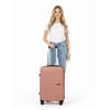KALONAS MAŽAS KELIONINIS LAMINAS POLYPROPYLENE TSA 4 WHEELS LANZARO ROSE GOLD