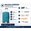 KALONAS MAŽAS KELIONINIS LAMINAS POLYPROPYLENE TSA 4 WHEELS LANZARO ROSE GOLD