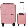 KALONAS MAŽAS KELIONINIS LAMINAS POLYPROPYLENE TSA 4 WHEELS LANZARO ROSE GOLD