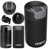 Kambukka Olympus 300ml: Termoizoliacinis puodelis, juodas plienas