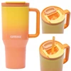 Kambukka Rio Tumbler termopuodelis su šiaudeliais 950ml Soft Sunrise + dėžutė