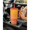 Kambukka Rio Tumbler termopuodelis su šiaudeliais 950ml Soft Sunrise + dėžutė
