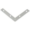 DMX Kampas plokščias NA06 60x60x10x2.0 mm cinkuotas