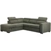Home4you Kampinė sofa-lova ODELIA-2 LC Žalia