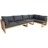 Fotelis Home4you Kampinė sofa SERENITY 2+2+1