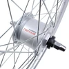 Kands Priekinis dviračio ratas 26 colių priekinis Shimano 3W generatorius Juodas Conical