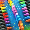Kanza MARKERY PISAKI AKRYLOWE DO KAMIENI MAZAKI FLAMASTRY DUŻY Rinkinys 24 SZTUK XL