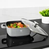 Karl Hausmann DIDELIS PUODAS INDUKCINIS DUJINIS GRANITINIS PUODAS 6,5L 28cm SU DANGIU PILKAS PUODAS