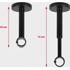Karnizo laikiklis MINI, metalinis, send. aukso sp., Ø19 mm, 2 vnt.