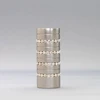 Karnizo užbaigimas CRYSTAL, metalinis, šv. matinio sidabro sp., Ø 16 mm, 2 vnt.