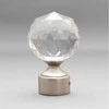 Karnizo užbaigimas CRYSTAL, metalinis, šv. matinio sidabro sp., Ø 16 mm, 2 vnt.