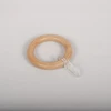 Karnizo žiedai su kabliukais STANDART, plastikiniai, buko sp., Ø 28 mm, 10 vnt.