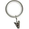Karnizo žiedai su segtukais CLASSIC, juodos sp, Ø19 mm, 10 vnt