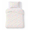 Karo Medvilnės komplektas 140x200 Baltas with Colorful Polka Dots - COTTON HOME KIDS