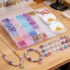 Karoliukai Purpuriniai amatų rinkinys MEGA Box 28 Cells DIY Jewelry 845vnt