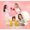 Karoliukai Purpuriniai amatų rinkinys MEGA Box 28 Cells DIY Jewelry 845vnt