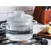 KARŠUMAI ATSPARUS STIKLINIS PUODAS SU LUXITO TRANSPARENT 1,5L
