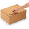 Kartoninė dėžė su lipnia juostele, atlaiko iki 10 kg, 26 x 22 x 13 cm