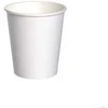 Kartoninės stiklinės 100ml/Ø63mm/100vnt. baltos/karščiui atsp.