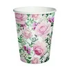 Kartoninės stiklinės Gorgeous Roses Paw 250ml/10vnt.