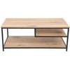 Home4You Kavos staliukas DIMITRA 100x50xH40cm Rustic/Juoda