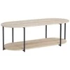 Home4You Kavos staliukas HANNES 120x52xH40cm Rustic melaminas