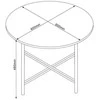 Home4You Kavos staliukas HANNES 60x60xH48cm Rustic Melaminas