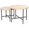 Home4You Kavos staliukas HANNES 60x60xH48cm Rustic Melaminas
