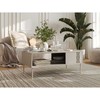Cama Meble TRESSE suolas/stalas 110x60x40 kašmyro matinė spalva