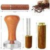 KAVOS tamperis 88X51MM NERŪDIJANČIO PLIENO TAMPERAS ESPRESSO BARISTA WDT