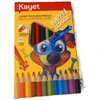 Kayet Jumbo storos spalvos pieštukinės kreidelės 12 vnt. vaikams nuo 2 m.