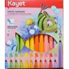 Kayet Pastelinių Spalvų Flomasteriai – 12 Vnt.