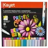 Kayet Pastelinių Spalvų Teptukiniai Žymekliai su Plonu Galiuku, 30 Vnt.