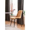 Signal Meble CHIC VELVET KĖDĖ Juodas RĖMAS / CURRY BLUVEL 68