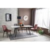 Signal Meble CHIC VELVET KĖDĖ Juodas RĖMAS / ANTIQUE Rožinis BLUVEL 52