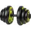 Keičiamo svorio hantelis inSPORTline 3–18 kg Juodas-Žalias