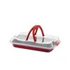 Dajar Kepimo forma 36x23x5 cm su plastikiniu dangčiu CHERRY (iki +230C) Ambition 83013