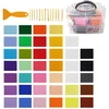 Kepimo plastilinas BEDEE 39 Vnt 25g Su įrankiais ir knyga vaikams