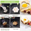 KEPTŲ KIAUŠINIŲ IR omletų FORMĖJIMAI – 8 VIENŲ RINKINYS + ALIEJUS ŠEPETĖLIS