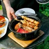 Keptuvė NAVA, apvalus puodas su dangčiu, BBQ GURU, 26 cm, 3L, emaliuotas