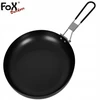 Keptuvė su sulankstoma rankena Fox Outdoor, 24x4.7cm, juoda