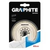 Grąžtas Graphite Pusapvalis diskas 65 mm, HCS, galvanizuota deimanto dulkių danga