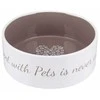 TRIXIE Pet's Home Dubenėlis, keramika, 0.3 l, ø 12 cm, cream-smėlio