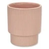 Dekoratyvinis gėlių vazonas Barcelona Ø13cm H15cm keraminis/rožinis
